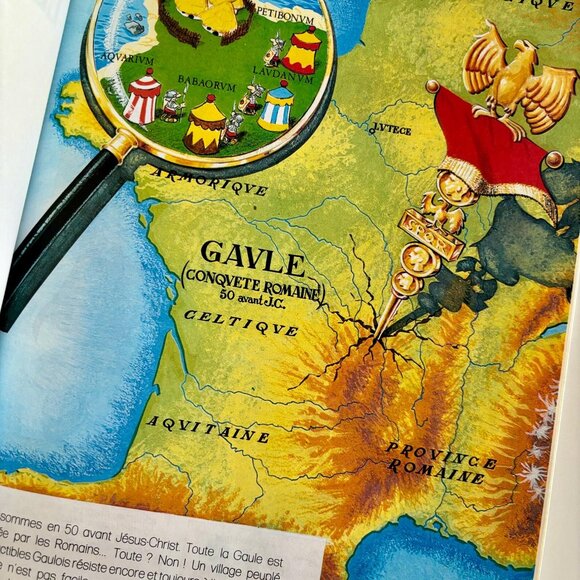 1980 Le grande fosse. Vintage 1980s French Asterix comic book - Picture 6 of 7